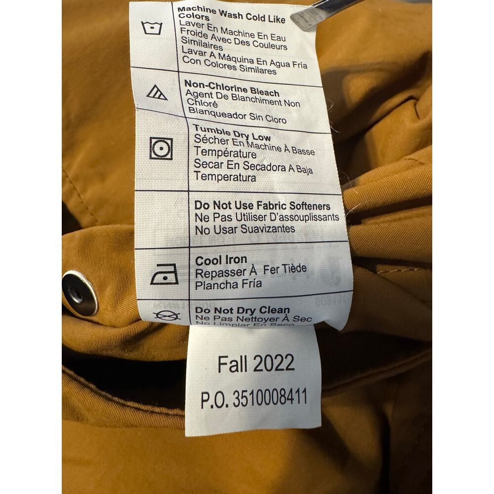 Carhartt Men's Rain Defender Relaxed Fit Fleece Reversible Jacket Small BRN/BLK - Picture 8 of 11